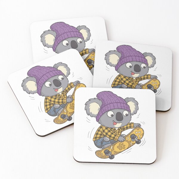 Item preview, Cute koala skateboarding, funny sports design, Sports Gift designed and sold by BobaTeeStore.