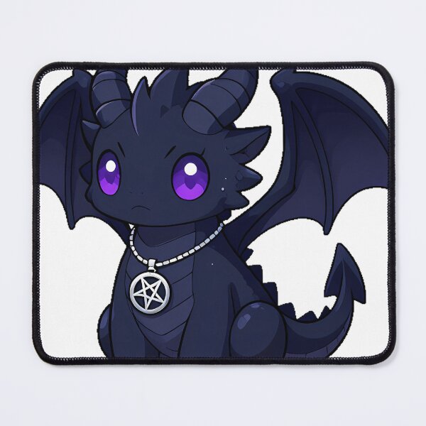 Item preview, Abyss Dragon with Pentagram Pendant designed and sold by IllumeInk.