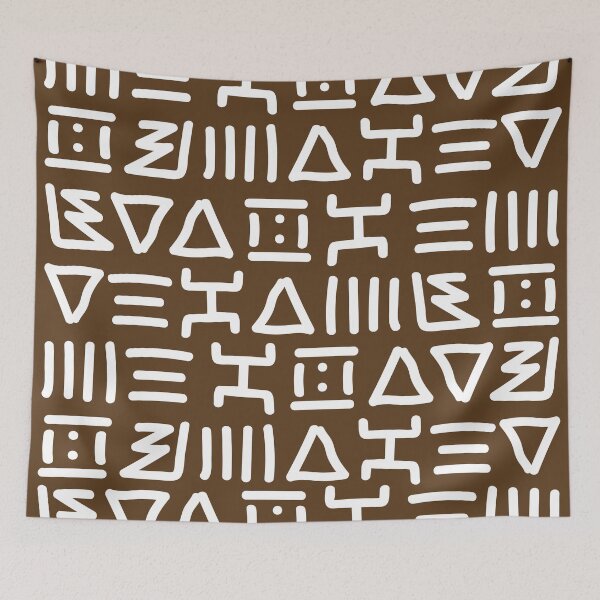 Item preview, Traditional Bogolan Pattern – African Textile Art & Ethnic Design designed and sold by Wolagno.