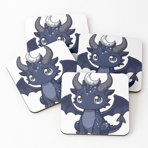 Item preview, Star Dragon with Crescent Moon Crown designed and sold by IllumeInk.