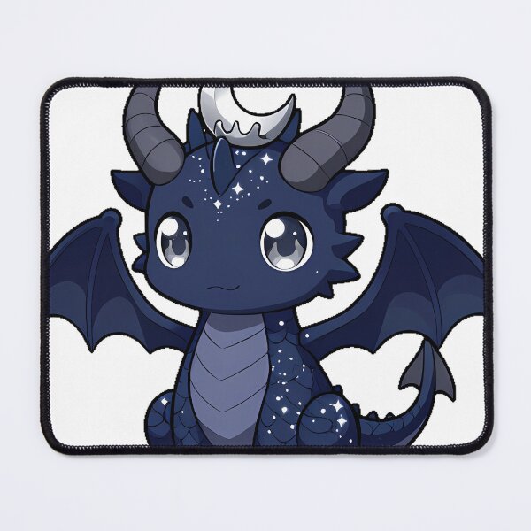Item preview, Star Dragon with Crescent Moon Crown designed and sold by IllumeInk.