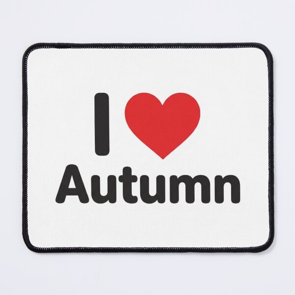 Item preview, I Love Autumn Gift Cute Fall Season Art Graphic Cozy Pumpkin Spice Present for Autumn Lovers designed and sold by raedattia.