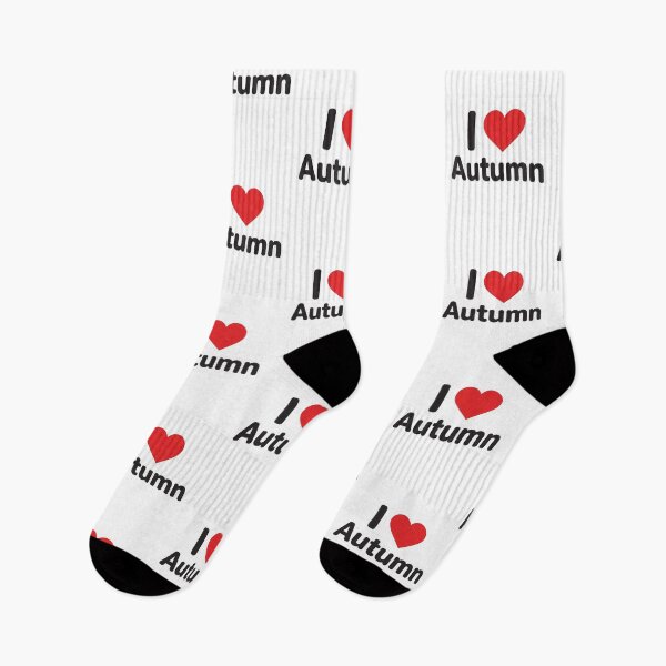 Item preview, I Love Autumn Gift Cute Fall Season Art Graphic Cozy Pumpkin Spice Present for Autumn Lovers designed and sold by raedattia.