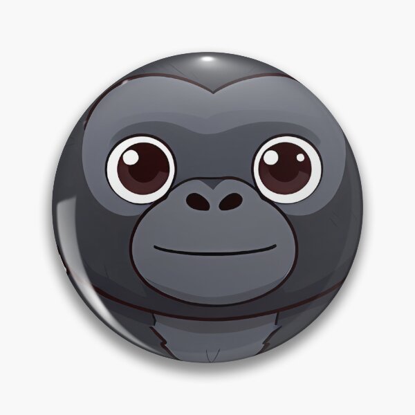 Item preview, Gentle Gorilla with Flower Crown designed and sold by pumsquare.
