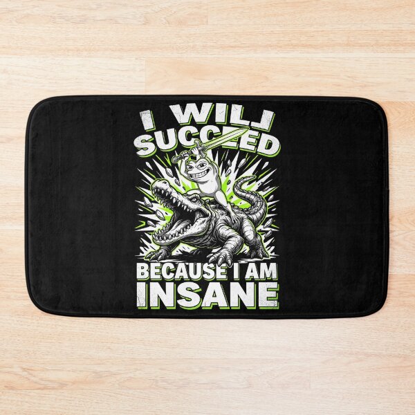 Item preview, I Will Succeed Because I Am Insane Frog Knight designed and sold by Redgiant87x.