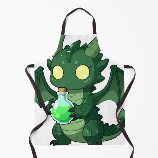 Item preview, Plague Dragon with Potion Bottle designed and sold by IllumeInk.