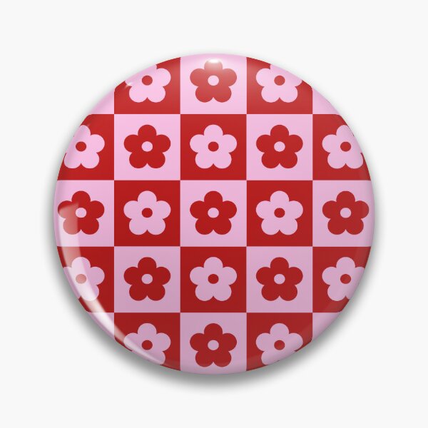 Item preview, Retro Groovy Flower Checkerboard Pattern designed and sold by jianina-alondra.