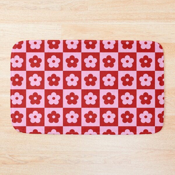 Item preview, Retro Groovy Flower Checkerboard Pattern designed and sold by jianina-alondra.
