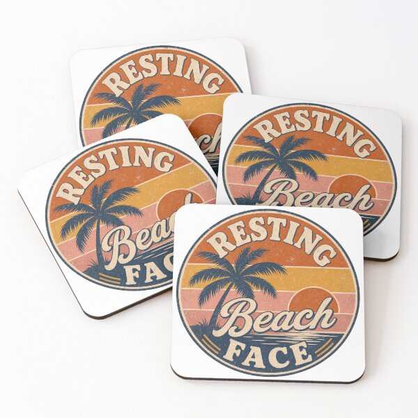 Item preview, Resting Beach Face | Funny Summer Beach Vacation T-Shirt designed and sold by rushaib.