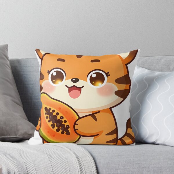 Item preview, Tiger with Papaya Fruit designed and sold by pumsquare.