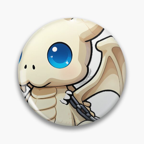 Item preview, Bone Dragon with Broken Chain designed and sold by IllumeInk.