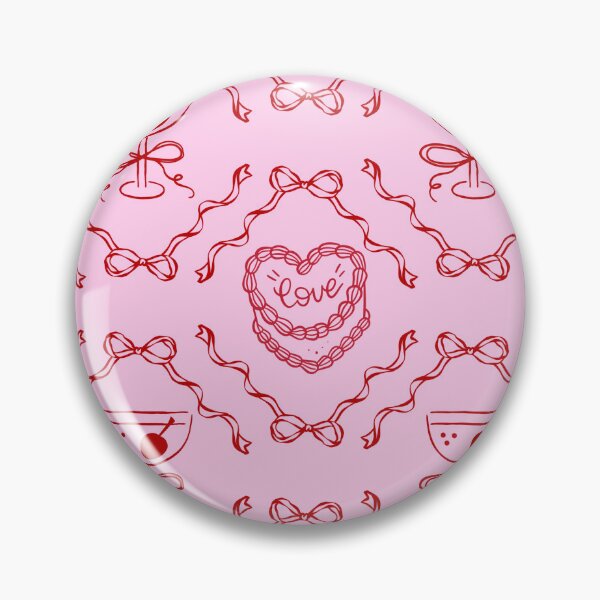 Item preview, Coquette Cherry Bow Seamless Pattern Pink designed and sold by jianina-alondra.