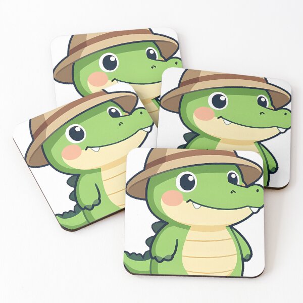Item preview, Crocodile with Safari Hat designed and sold by pumsquare.