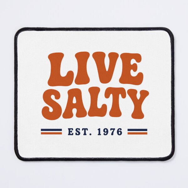 Item preview, Live Salty Est 1976 Retro Surf Typography designed and sold by MWSailingClub.
