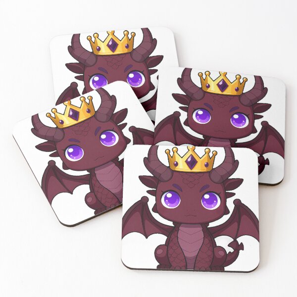 Item preview, Royal Dragon with Golden Crown designed and sold by IllumeInk.