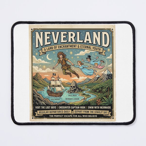 Item preview, Neverland: A Land Of Enchantment & Eternal Youth designed and sold by Bad-Decisions-Designs.