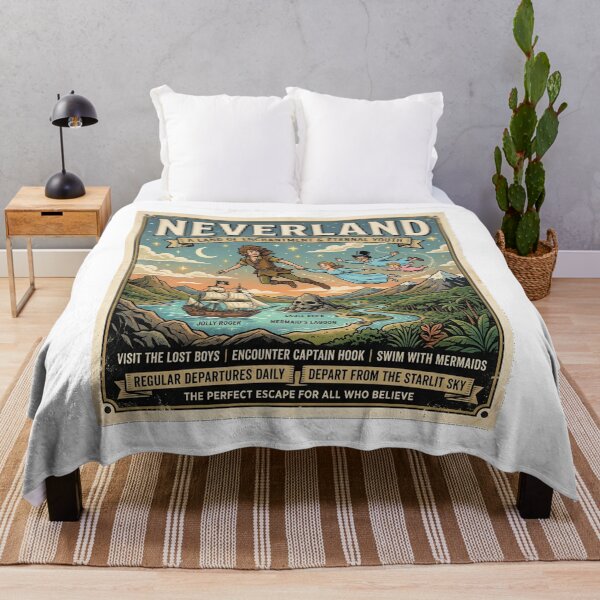 Item preview, Neverland: A Land Of Enchantment & Eternal Youth designed and sold by Bad-Decisions-Designs.