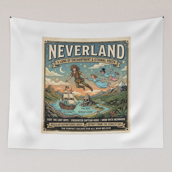 Item preview, Neverland: A Land Of Enchantment & Eternal Youth designed and sold by Bad-Decisions-Designs.