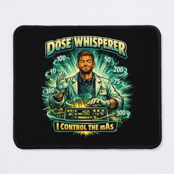 Item preview, Dose Whisperer – I Control The mAs | Radiology Comic Design designed and sold by Timeless Junction.