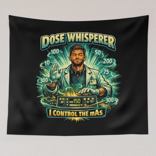 Item preview, Dose Whisperer – I Control The mAs | Radiology Comic Design designed and sold by Timeless Junction.