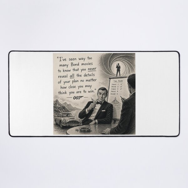 Item preview, I've seen way too many Bond movies... designed and sold by CinemaChronik.