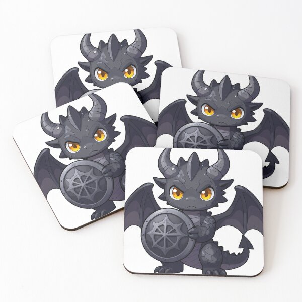 Item preview, Guardian Dragon with Ornate Shield designed and sold by IllumeInk.