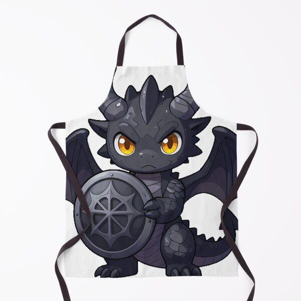 Item preview, Guardian Dragon with Ornate Shield designed and sold by IllumeInk.