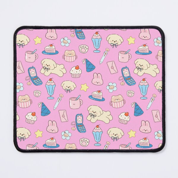 Item preview, Cute Kawaii Pink Seamless Pattern designed and sold by jianina-alondra.