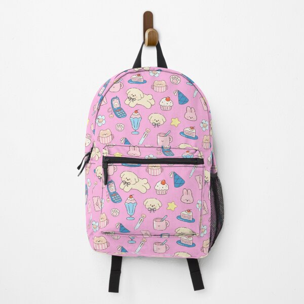 Item preview, Cute Kawaii Pink Seamless Pattern designed and sold by jianina-alondra.