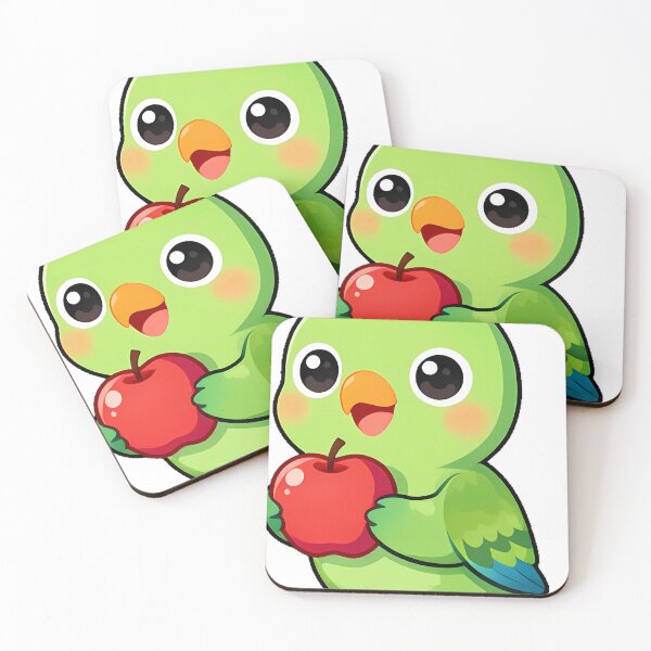 Item preview, Parrot Holding Red Apple designed and sold by pumsquare.