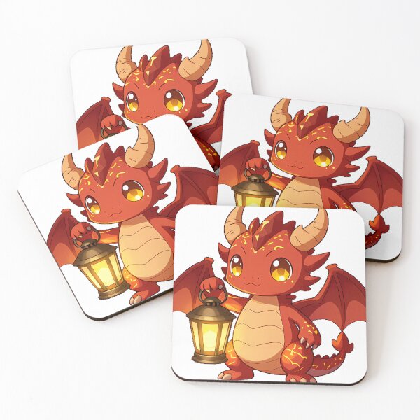 Item preview, Ember Dragon with Gothic Lantern designed and sold by IllumeInk.