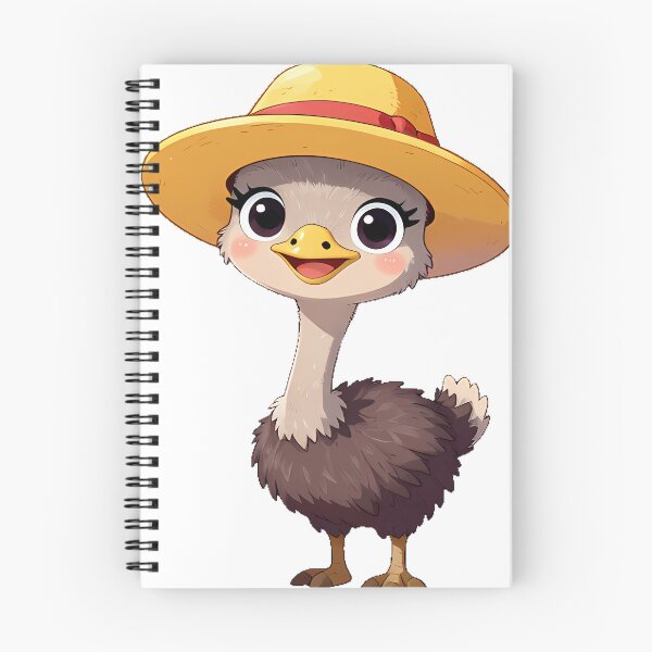 Item preview, Ostrich with Sun Hat designed and sold by pumsquare.