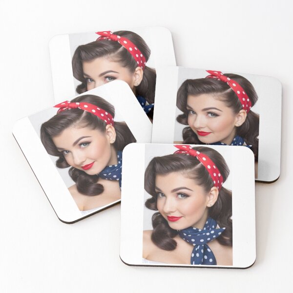 Item preview, Photography - Woman Inspired by Pin-ups, 1940s Retro Aesthetic designed and sold by Beat-It.