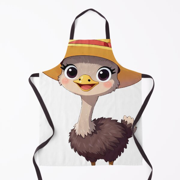 Item preview, Ostrich with Sun Hat designed and sold by pumsquare.