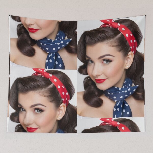 Item preview, Photography - Woman Inspired by Pin-ups, 1940s Retro Aesthetic designed and sold by Beat-It.