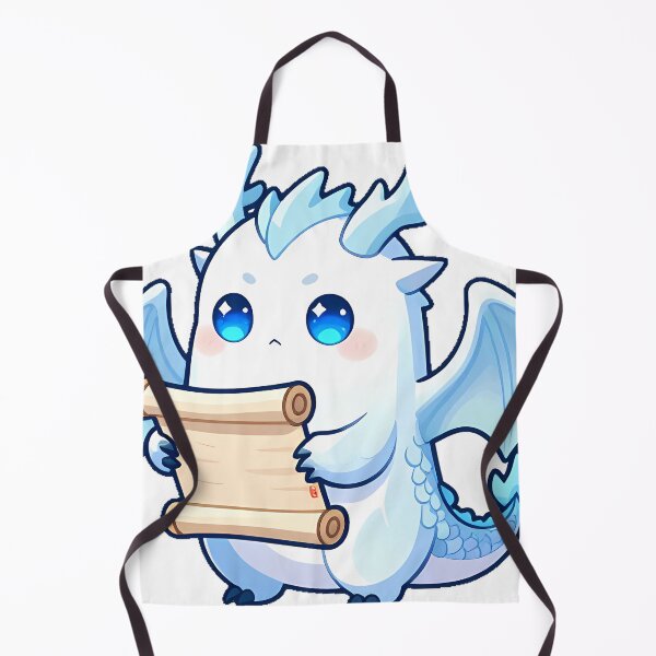 Item preview, Ghost Dragon with Spell Scroll designed and sold by IllumeInk.