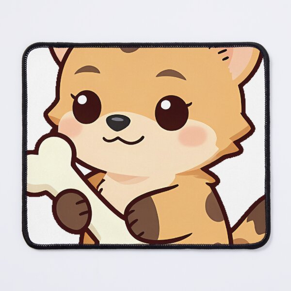 Item preview, Cute Spotted Hyena with Bone designed and sold by pumsquare.