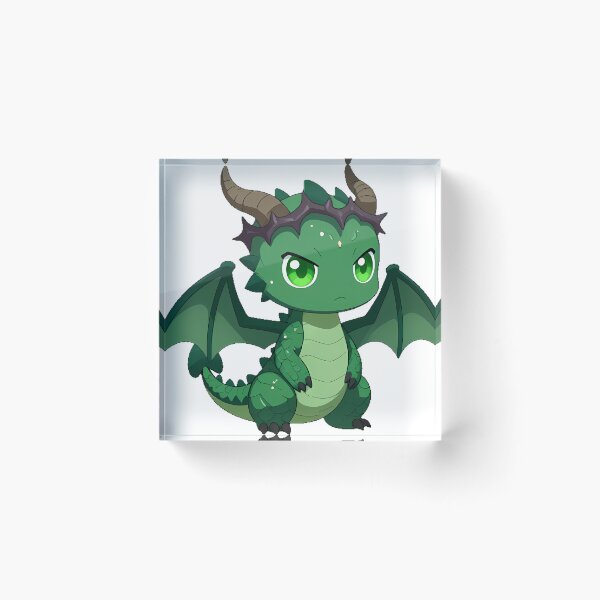 Item preview, Thorn Dragon with Thorn Crown designed and sold by IllumeInk.