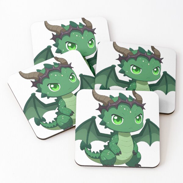 Item preview, Thorn Dragon with Thorn Crown designed and sold by IllumeInk.