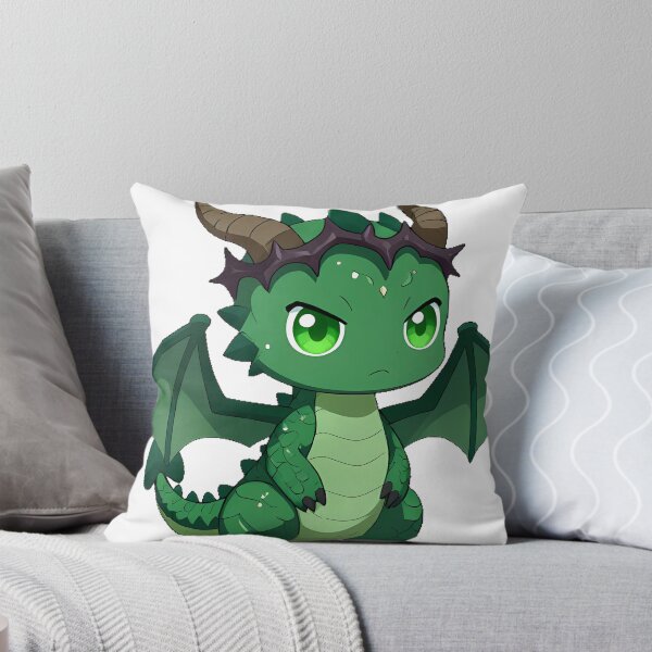 Item preview, Thorn Dragon with Thorn Crown designed and sold by IllumeInk.