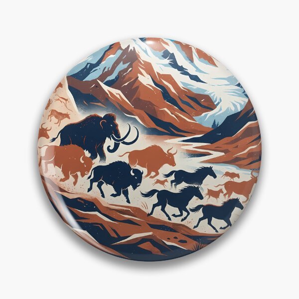 Item preview, Prehistoric National Park Vintage Travel Poster designed and sold by RBCTk.