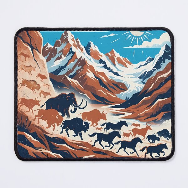 Item preview, Prehistoric National Park Vintage Travel Poster designed and sold by RBCTk.