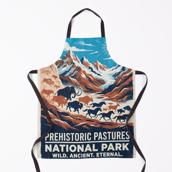 Item preview, Prehistoric National Park Vintage Travel Poster designed and sold by RBCTk.