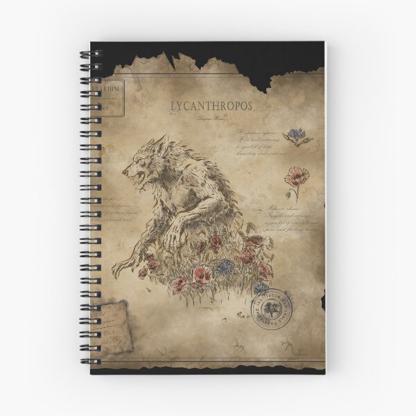 Item preview, Vintage Botanical Werewolf Illustration designed and sold by KristyUnicorn.
