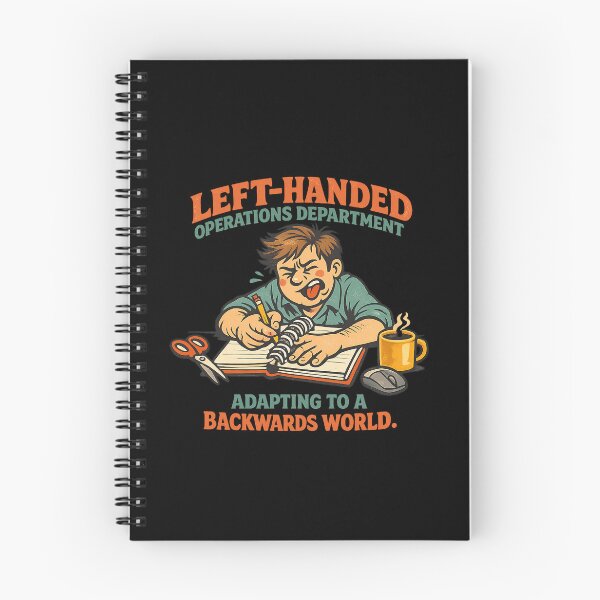 Item preview, Left-Handed Operations Department – Funny Lefty Retro Humor designed and sold by Concrete Coffee Studio.
