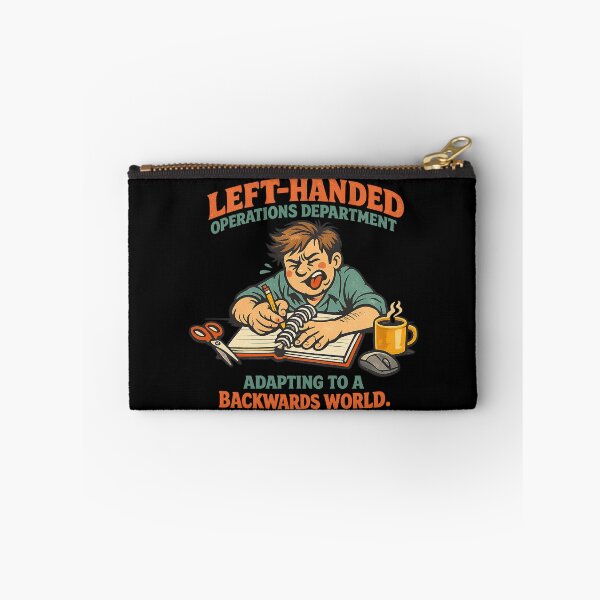 Item preview, Left-Handed Operations Department – Funny Lefty Retro Humor designed and sold by Concrete Coffee Studio.
