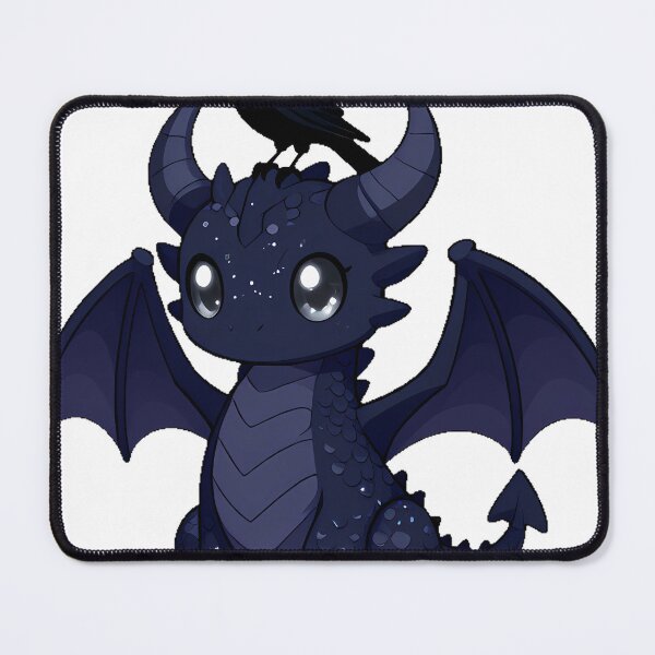 Item preview, Midnight Dragon with Raven Companion designed and sold by IllumeInk.
