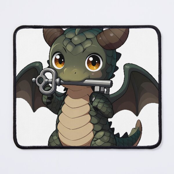 Item preview, Drake with Ancient Key designed and sold by IllumeInk.