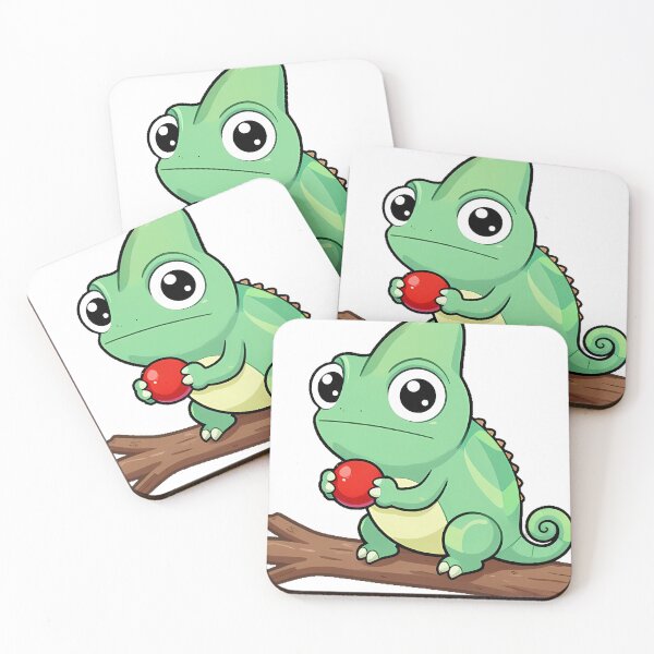 Item preview, Chameleon with Red Berry designed and sold by pumsquare.