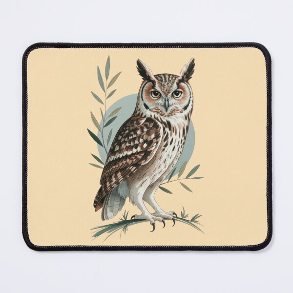 Item preview, A stunning abstract painting of an owl designed and sold by 123ks.